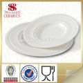 Osso china mesa de jantar conjunto de jantar fino redondo souplates 10 polegadas